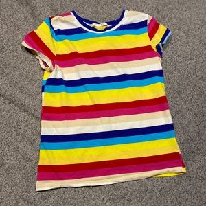 Boutique rainbow stripped shirt